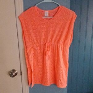 Wonder Nation Kids Orange Swim Coverup